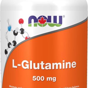 Now- L-Glutamine 500 mg 120 caps